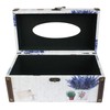 Emartbuy Paper Tissue Box Printed Vintage Retro Classic - Floral