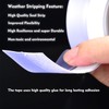 Silicone Seal Weather Stripping Tape 16.5 Ft Strip Bottom Draft