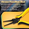SPEEDWOX Thin Flat Nose Pliers 5.5 Inch Thin Flat Needle
