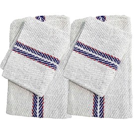 Hashcart Floor Cotton Cleaning Clothes for House, Floor Kitchen, Tiles - Washable Reusable Large Floor Cloth for Office, Bathrooms [ Pack of 2 ] 24" x 24"