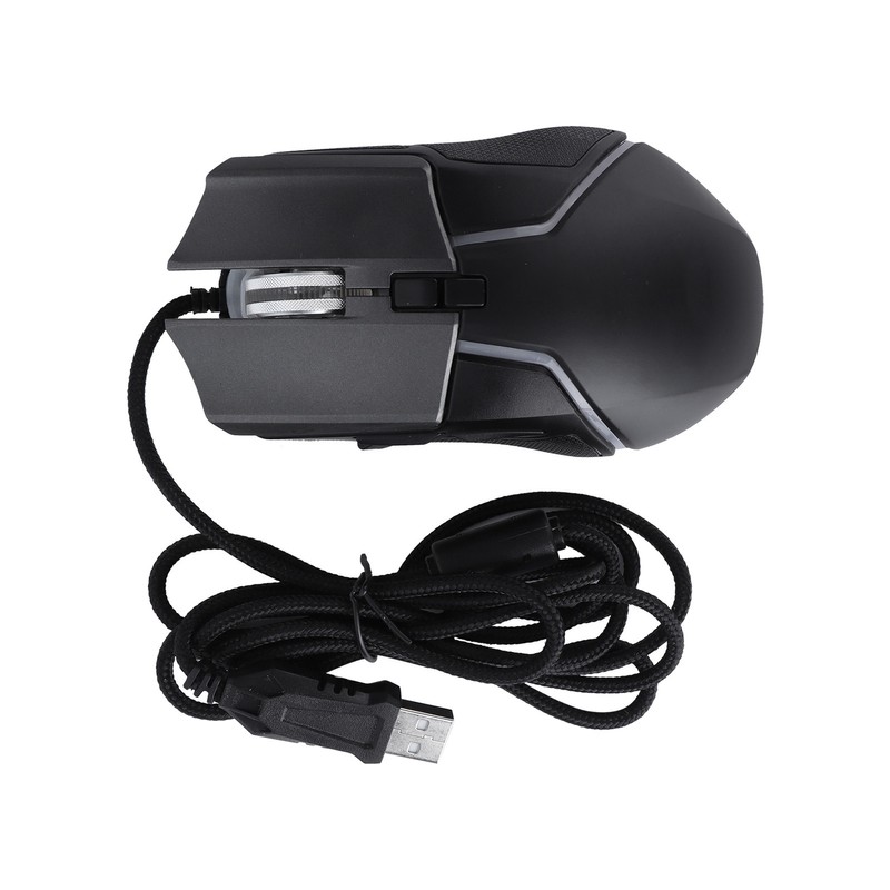 Gaming Mouse Adjustable DPI Mechanical Ergonomic RGB Lighting Wired Mice