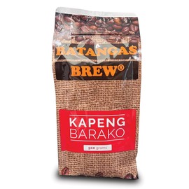 Batangas Brew Kapeng Barako, 100% Philippine Coffee, Regular Grind, 500 grams/17.64 oz