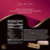 Kremery - Chocolate Covered Biscotti Cookies Gift Basket (24 Count)