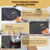 KITCHENRAKU KR Large Induction Cooktop Protector Mat 20.4x30.7 IN, (Magnetic)