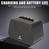 COOLMUSIC Mini Electric Guitar Amp, Rechargeable 10W Guitar Speaker with