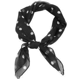 Spring versatile retro fashion print polka dot small square scarf