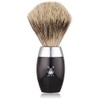 Mule KOSMO Shaving Brush (Fine Badger), Black Resin 281K876