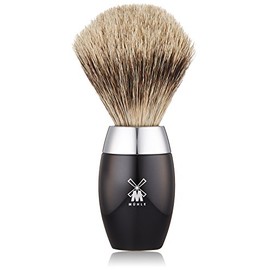 Mule KOSMO Shaving Brush (Fine Badger), Black Resin 281K876
