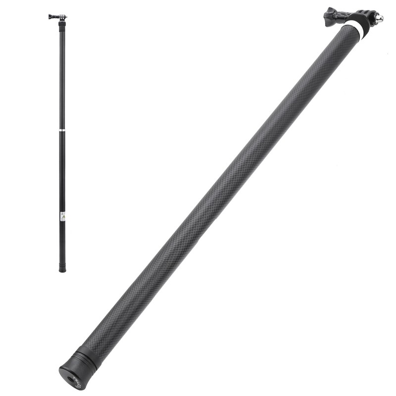 TELESIN 2.7m Carbon Fiber Universal Extendable Selfie Stick Hand‑Held Cameras