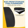 Front Footboard, Rubber Insert Rider Footboard Floorboard Foot Peg Footrest