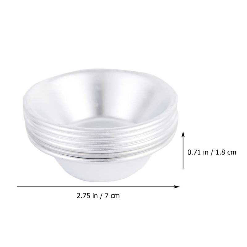 Kichvoe 12pcs Egg Tart Mold Egg Tart Tins Muffin Tins