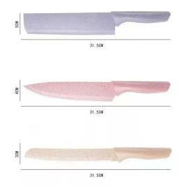 RIVERSOFY Juego De 6 Cuchillos Cocina Profesionales Acero Inoxidable