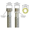 H2O-Flex® Reinforced hose 1/2 inch nut x 1/2 inch male