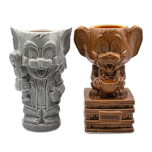 Geeki Tikis Tom and Jerry Ceramic Mugs | Set of