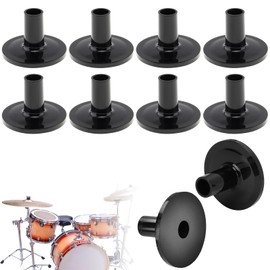 Pack of 10 cymbal stand sleeves, cymbal sleeves for drum stand, replacement for shelf drum kit, cymbal covers, drum felt accessories, plastic cymbal sleeves, cymbal stand sleeves, for drum cymbal