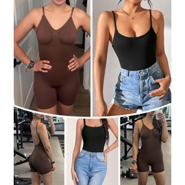 MemoryFlower Backless Shapewear for Women Tummy Control Bodysuit Low Back Body Shaper