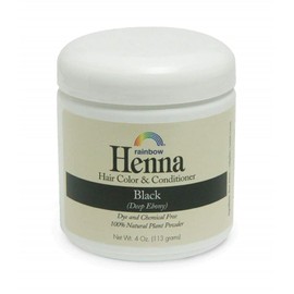 Rainbow Research Henna Hair Color and Conditioner, Persian Black Deep Ebony, 4 Ounce