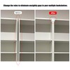 LUAATT Ideal Bookshelf Hook Clip Aligner Compatible with Billy,Bookshelf Connector