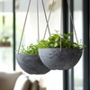 LA JOLIE MUSE Hanging Planter Flower Plant Pots - 9.84