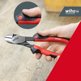 Wiha Industrial Heavy Duty Side Cutters with DynamicJoint® 160 mm I Side Cutters with On/Off Opening Spring (41327)