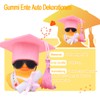 Mwmoeen Funny Academic Rubber Duck with Diploma, Pack of 2