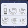 Upgraded Heavy-Duty Exhaust Tacking Band Set (5PCS) - 304 Stainless