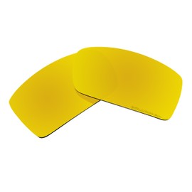 BVANQ Polarized Sunglasses Lenses Replacement for Oakley Gascan Sunglasses (Gold Coatings)