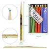 Morikuru TK08-38 Black Character Candy Toothpicks, 4.7 inches (12 cm),