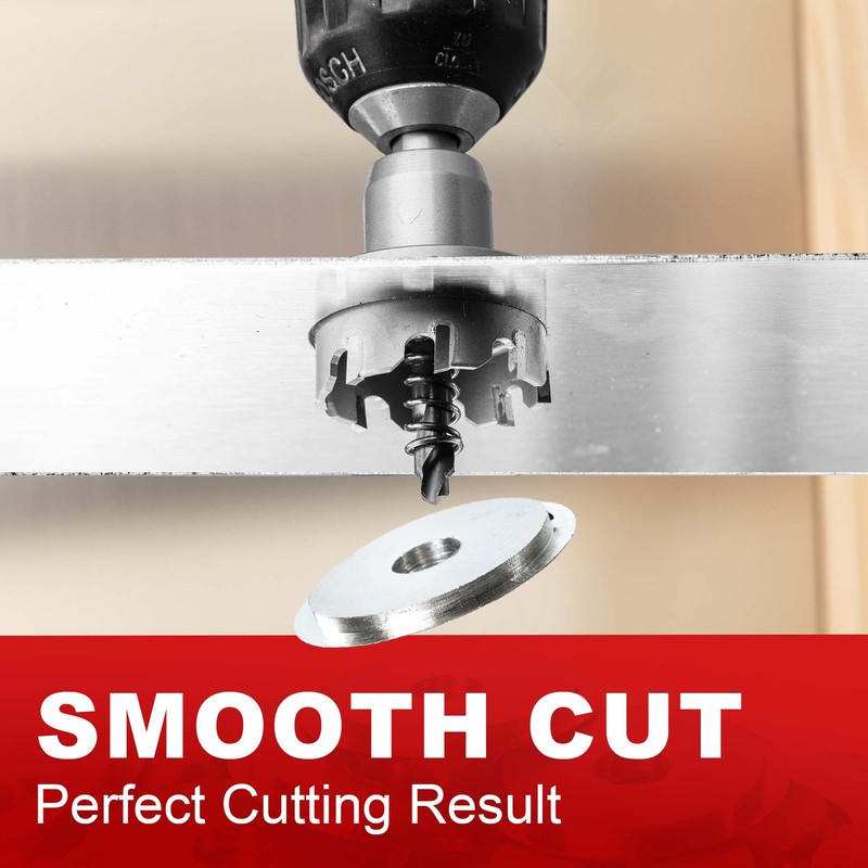 EZARC Carbide Hole Cutter Heavy Duty for Stainless Steel, Technical