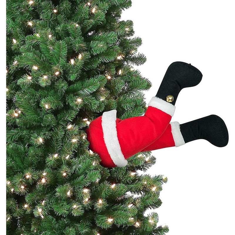 Christmas Green Elf Legs Ornaments Stuffed Leg Christmas Holiday Home