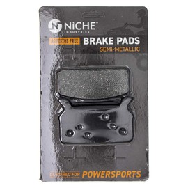 NICHE Brake Pad Set for Harley-Davidson Tour Glide Electra Road King Polaris Trail Indy 500 Rear Semi-Metallic