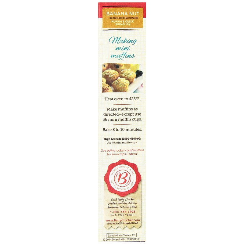 Betty Crocker Baking Mix, Muffin & Quick Bread Mix, Banana