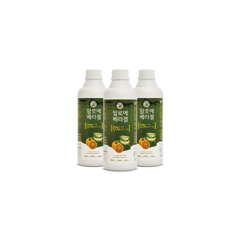 RECRE Geoje eco-friendly organic aloe vera gel 1050ml 3 bottles