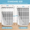 Nesphy No Hook Shower Curtain with Snap in Fabric Liner