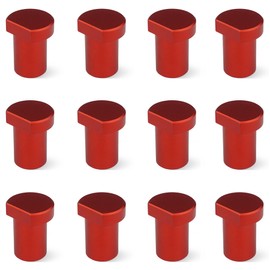 12 Pack Bench Dogs, Aluminum Alloy Bench Brake Inserts For 20mm Dog Holes, A Woodworking Shop Essential (20mm,Red)