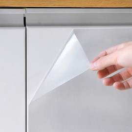 Clear Contact Paper Roll Self-Adhesive Wall Protector 15.7in X 9.84ft - Used as a Transfer Paper for Vinyl, Book Cover, Whiteboard, Shelf Drawer Liner, Wallpaper, Cat Dog Scratch Protector Shackcom