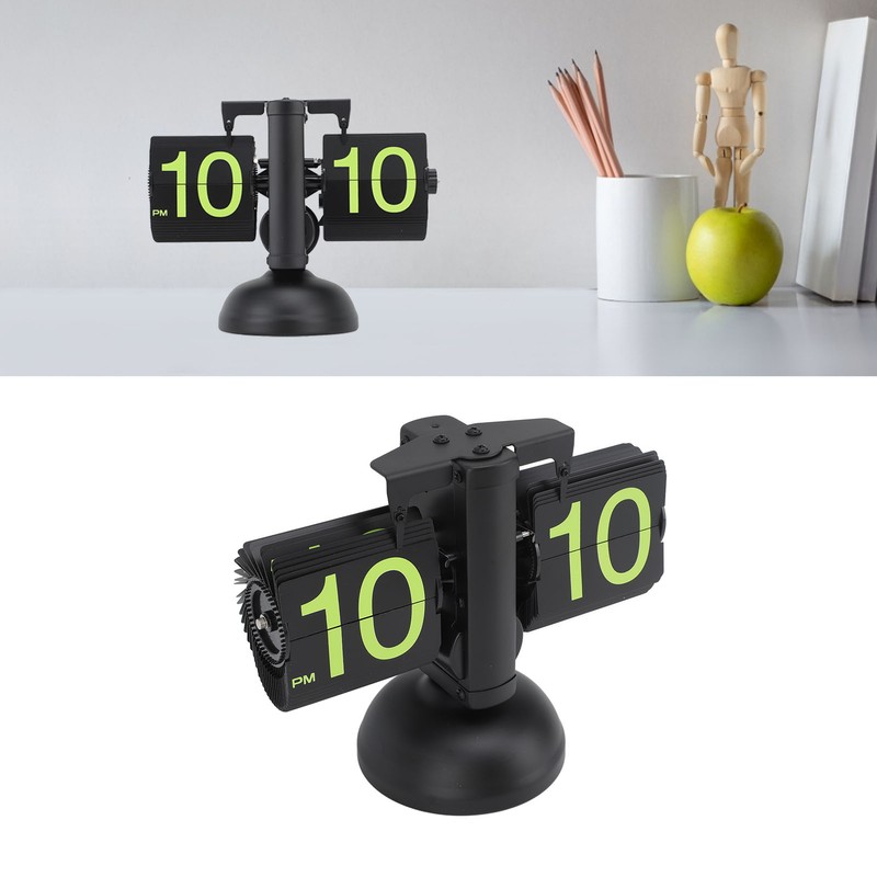 European Style Retro Digital Flip Down Clock 304 Stainless Steel