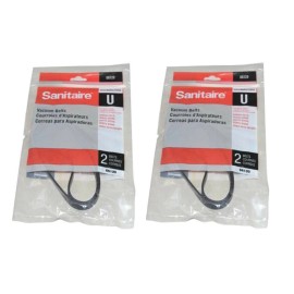 Fits For Eureka Fits For Sanitaire 66120, STYLE U Vacuum Flat Belt 4Pk