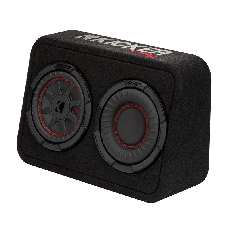 KICKER CompRT 6.75"(165mm) subwoofer in Thin Profile encl, 2ohm, RoHS