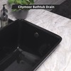 Oil Rubbed Bronze Tub Drain Trim Set Conversion Kit Assembly，All