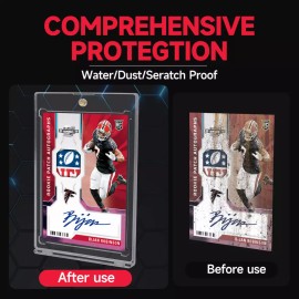 LOVFEN 50pack Magnetic Card Holder For 35PT Trading Sports Cards Protectors