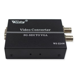 Wiistar SDI to VGA Audio Converter Adapter Support 1080P for VGA SDI Monitor