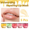 5 PCS Bee Balm Lip Balm Lip Mask Honey Pot,