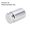 sourcing map Calibration Weight 50g M1 Precision Chrome Plated Steel
