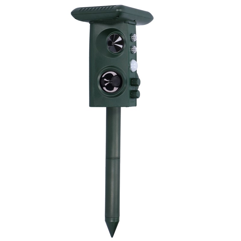 Outdoor Animal Repeller Solar Ultrasonic Power Repellent Pest Cat Dog