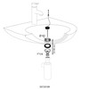 Wirquin 30723119 Sink Plug with Plastic Plug and Stainless Steel