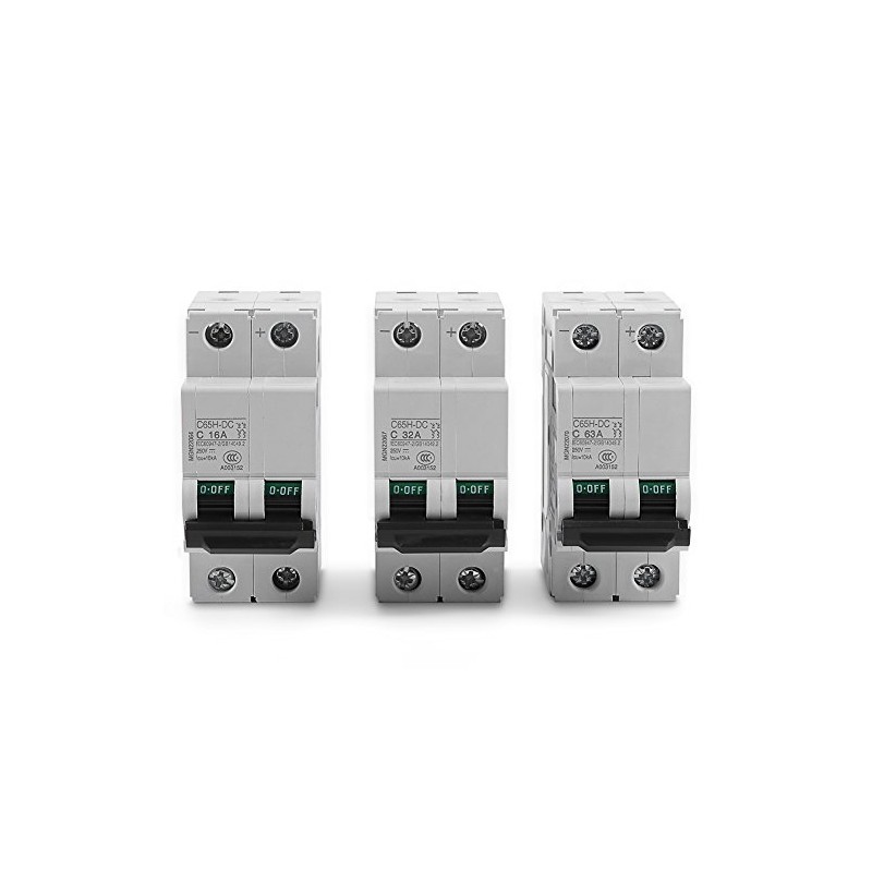 Disyuntor de Circuito en Miniatura CC de Bajo Voltaje 2P