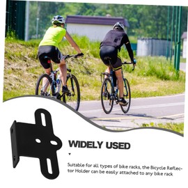 BUGUUYO Bike Reflector Mount Rear Mountain Bike Reflector Holder Bracket for Secure Mounting of Bike Rear Light and Reflectors Durable Reflector Support for Enhanced Safety