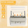 Lilithye Bedside Storage Organizer with Fixed Straps and Water Bottle