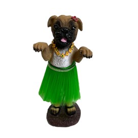Franchise Figurine Co Dashboard Hula Dog (Pug)